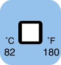 Cole-Parmer 温度点指示标签;温度点，111°F（44°C），50 PK,01ECOP0044C01PK
