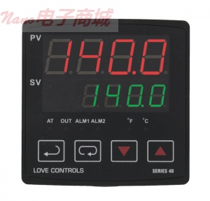 Love controls 4C-5 温度控制，1/4 DIN，温度输入，电流输出