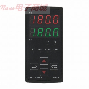 Love controls 8C-2 温度控制，1/8 DIN，温度输入，电压脉冲输出