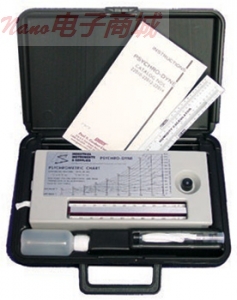 Psychro-Dyne 湿度和露点测量仪 两个摄氏度的水银温度计 WE-80017