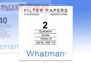 英国Whatman 10029636,Grade 2纤维素定性滤纸1INx5.5IN