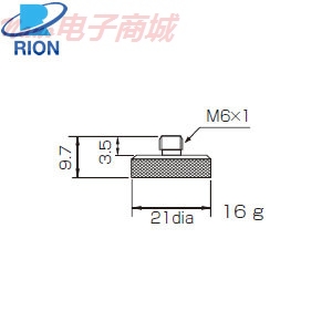 理音R日本理音RION 磁铁配件VP-53SION