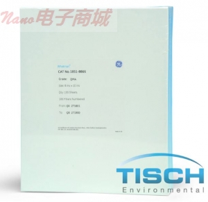 Tisch TE-QMA-100  石英滤膜8” x 10” (每盒100片)